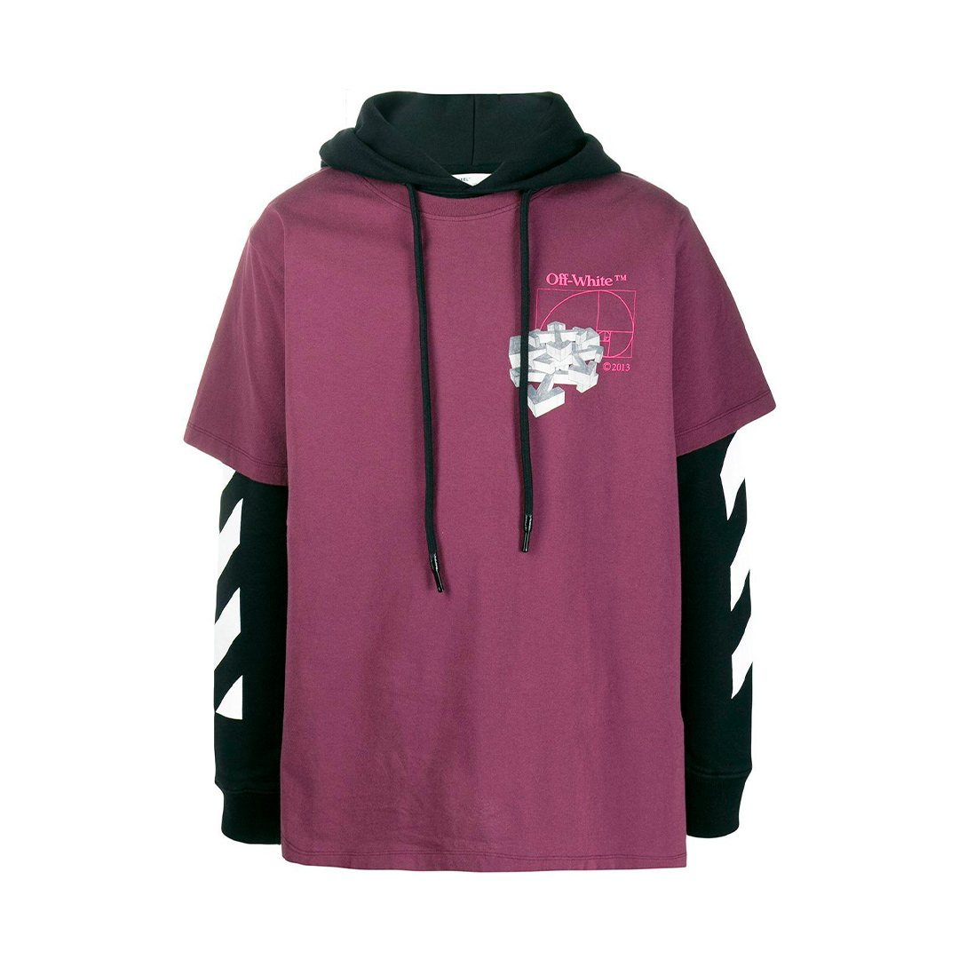 double tee hoodie